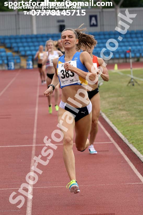 Senior womens 800 metres, Northern Senior and Under-20s Champs., Sports City, Manchester. Photo: David T. Hewitson/Sports for All Pics